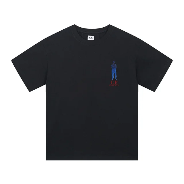 C.P. Company T-Shirts Logo Print Crewneck Short-Sleeve T-Shirt product detail image 48