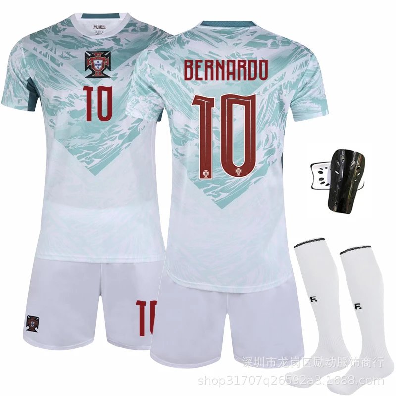 Portugal National Team João Félix #11 Away Jersey White - 10