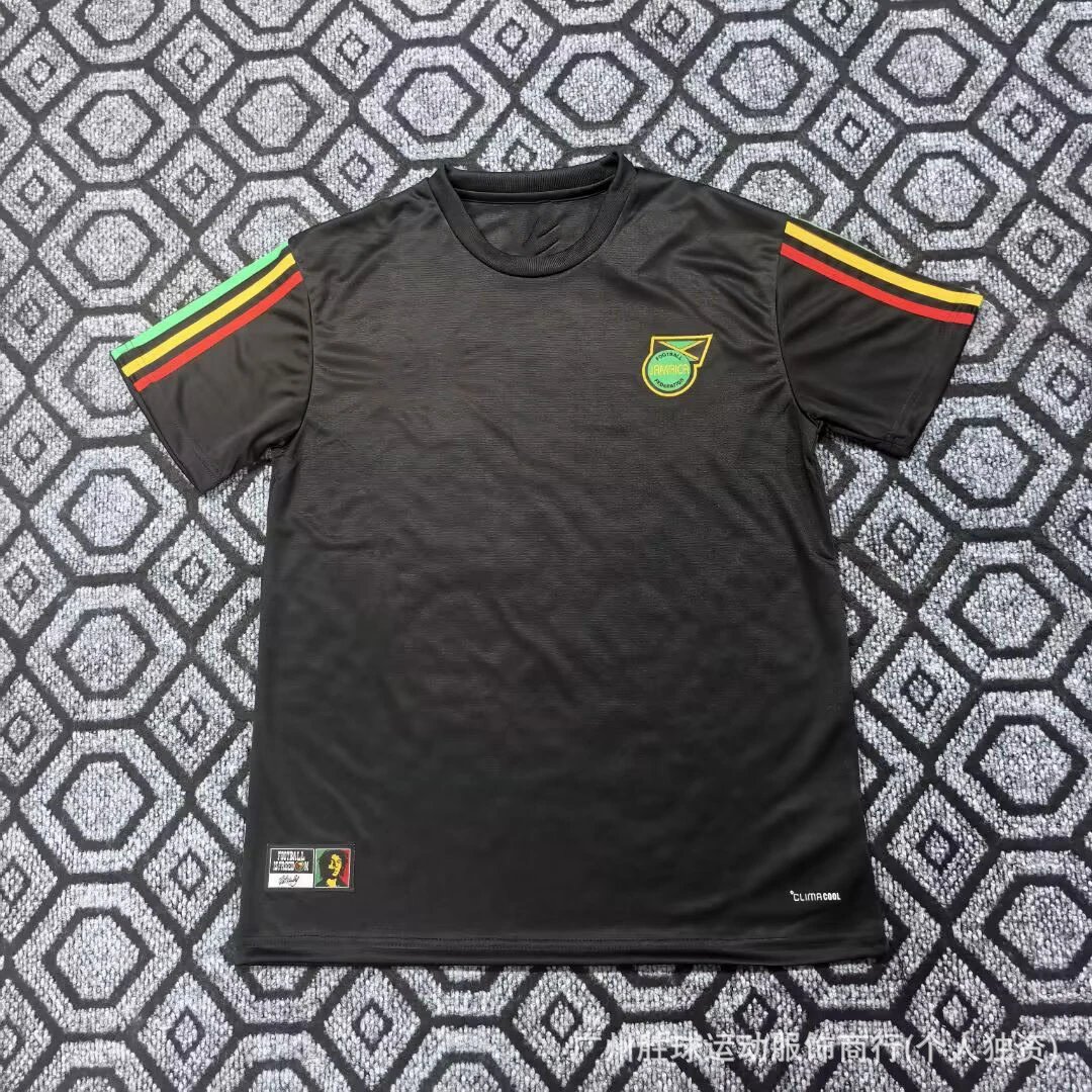 Design Jamaica National Team x Bob Marley Inspired Football Jersey Yellow Jersey - 3