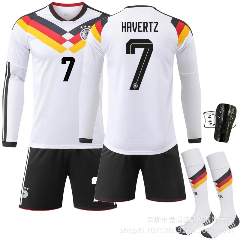 Design Germany National Team Inspired Soccer Jersey Set White / Black Multicolor Jersey - 5