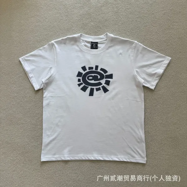 Design Sun Eye Logo White T-Shirt - 1