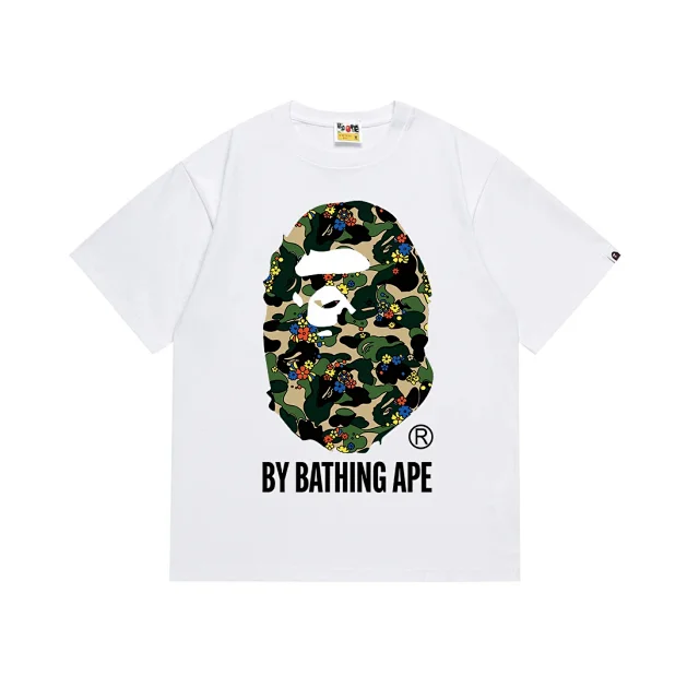 A BATHING APE T-Shirts Head Graphic Short-Sleeve T-Shirt product detail image 22