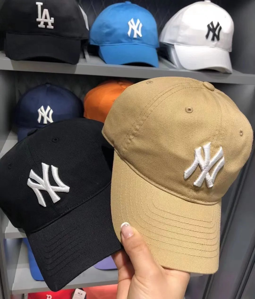 MLB Los Angeles Dodgers Pink Baseball Cap Hats Baseball Cap - 6