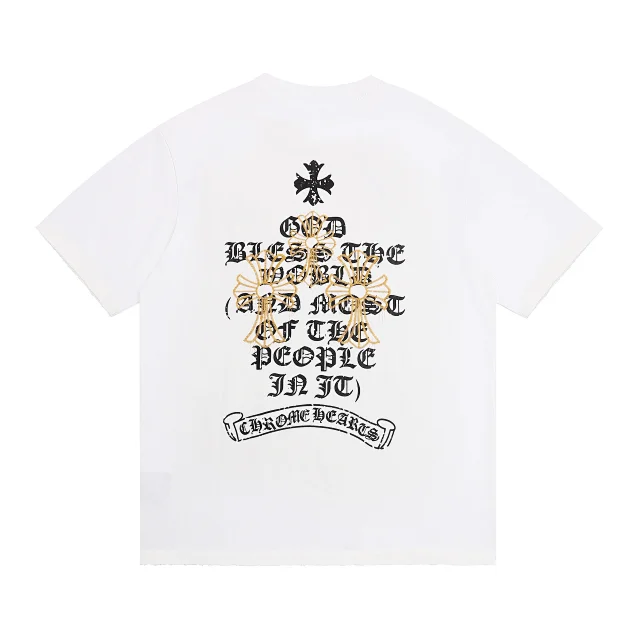 Chrome Hearts T-Shirts Embroidered Cross Graphic product detail image 5