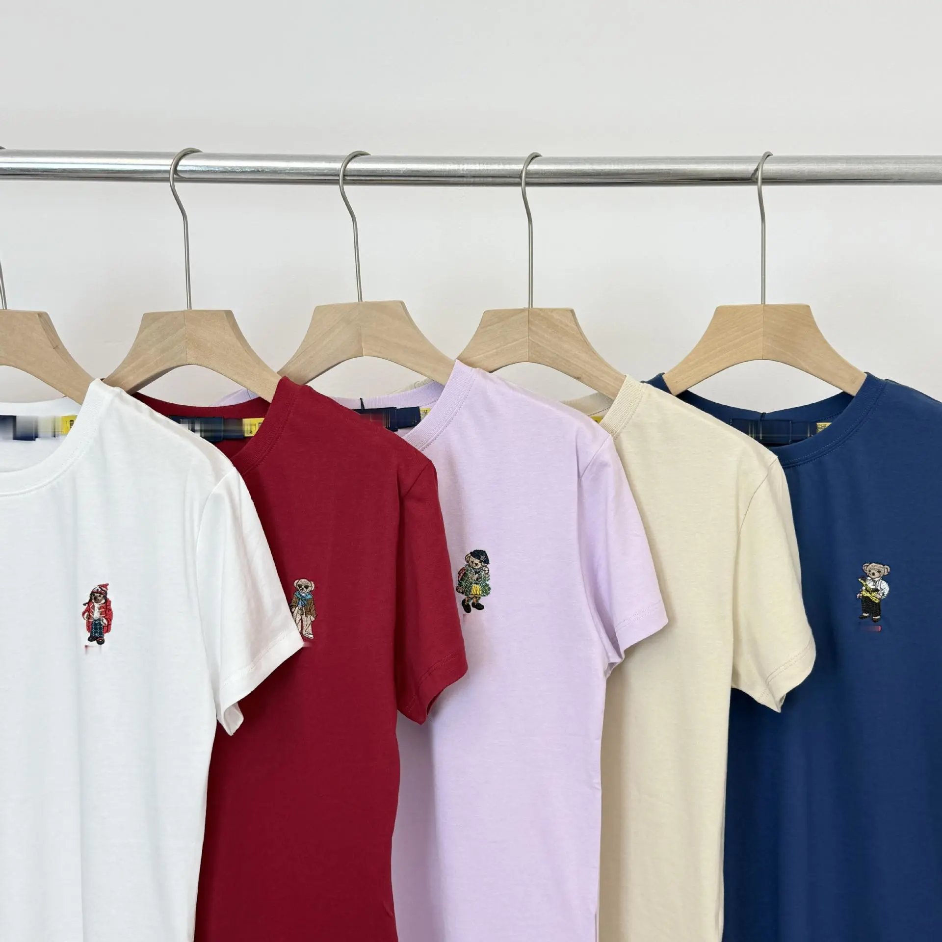 Design Embroidered Character White T-Shirt - 4