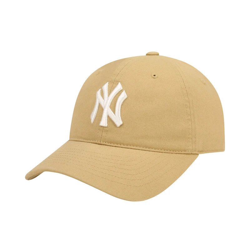 New York Yankees Hats Baseball cap with embroidered team logo — CP 66 Khaki NY