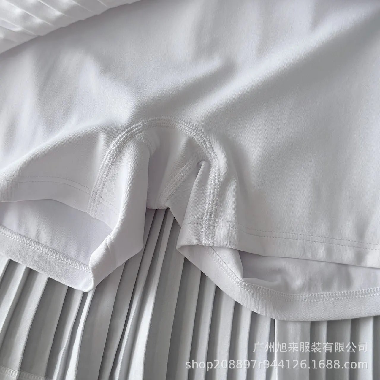 Celine Pleated Mini Skirt White - 8