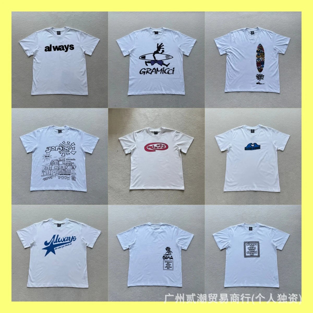 Design Gramicci Surfer Graphic White T-Shirt T-Shirts - 2