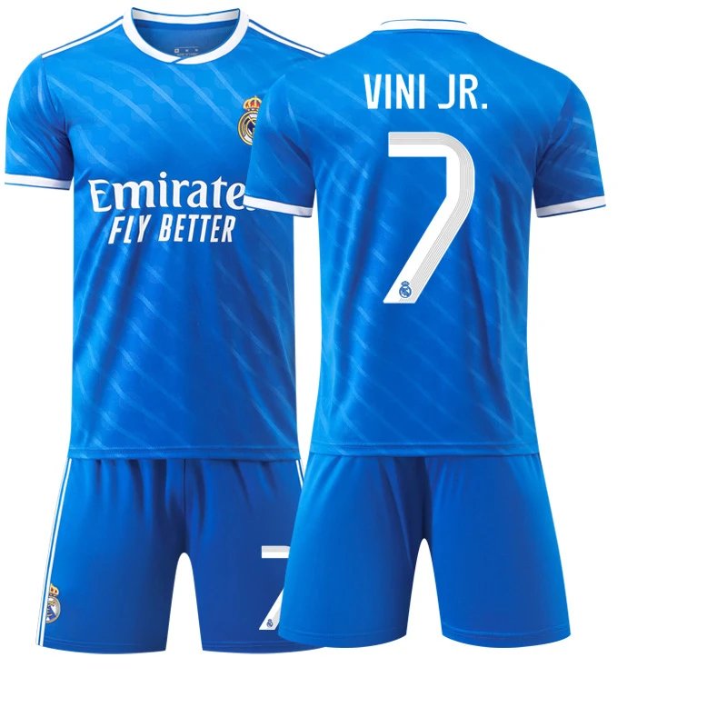 Real Madrid Arda Güler #15 Blue Away Jersey Set - 11