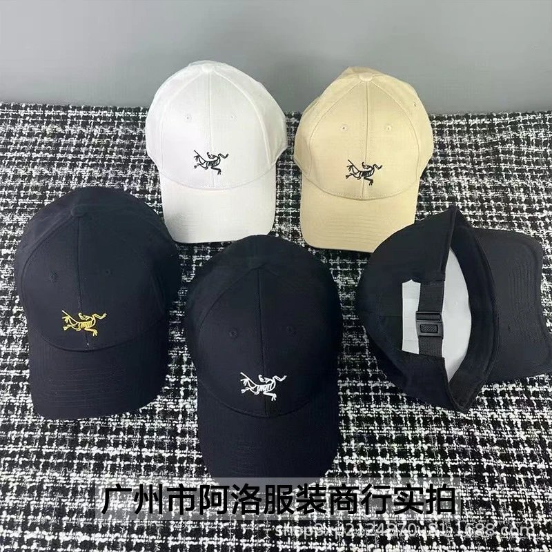 Arc'teryx Logo Embroidered Black Baseball Cap - 4