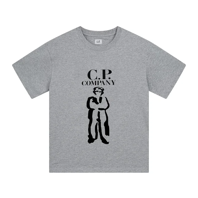 C.P. Company T-Shirts Logo Print Crewneck Short-Sleeve T-Shirt product detail image 34