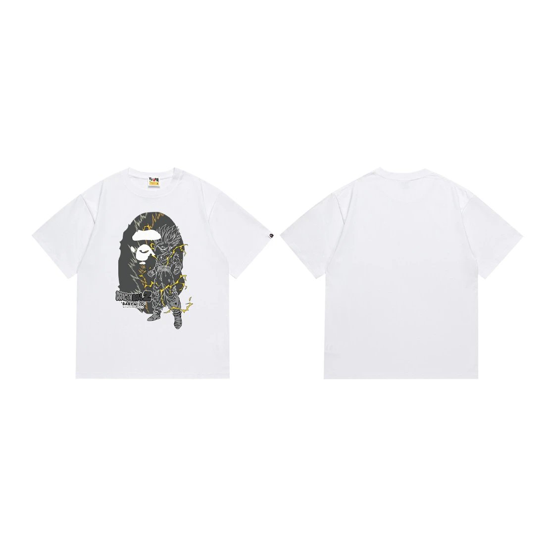 A Bathing Ape Pixel Camo Ape Head White T-Shirt - 39