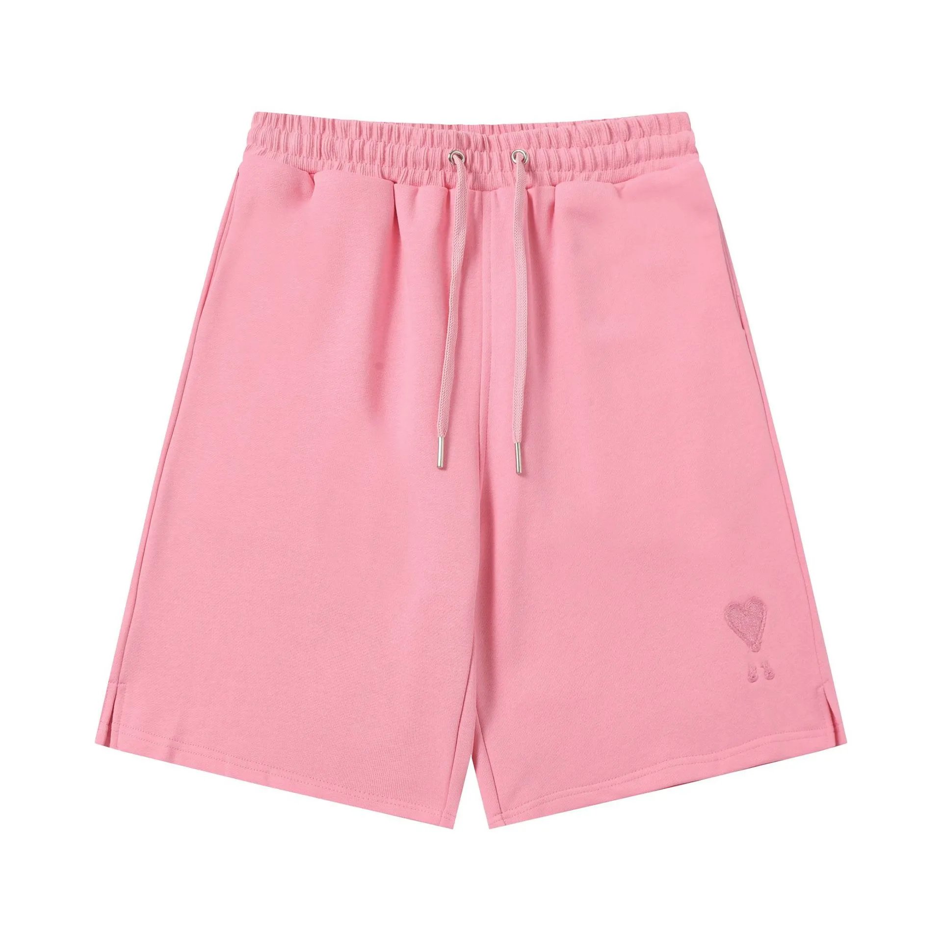 Design Heart Balloon Embroidered Sweatshorts Gray Shorts - 14