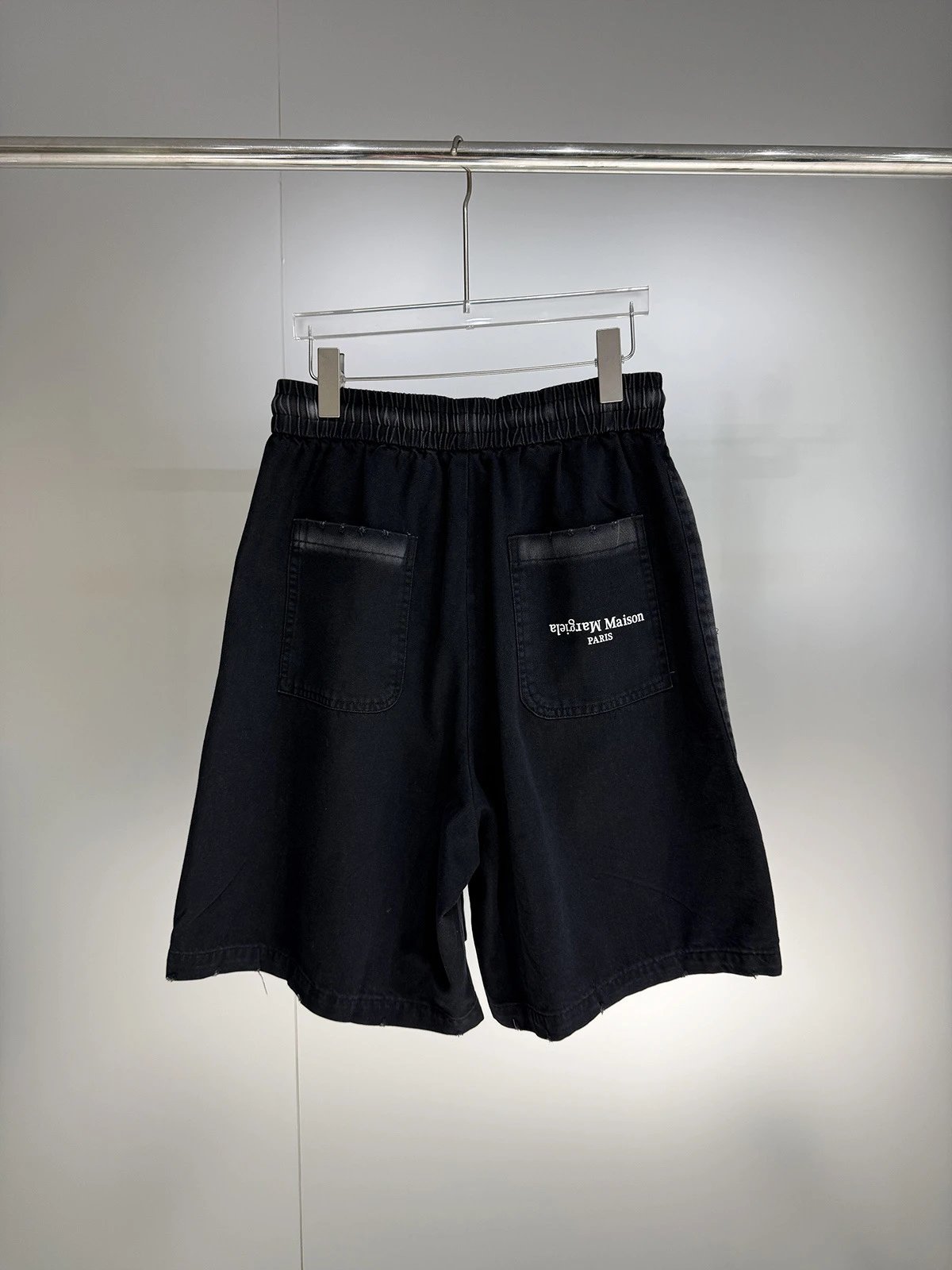 Maison Margiela Tabi Denim Shorts Gray - 3
