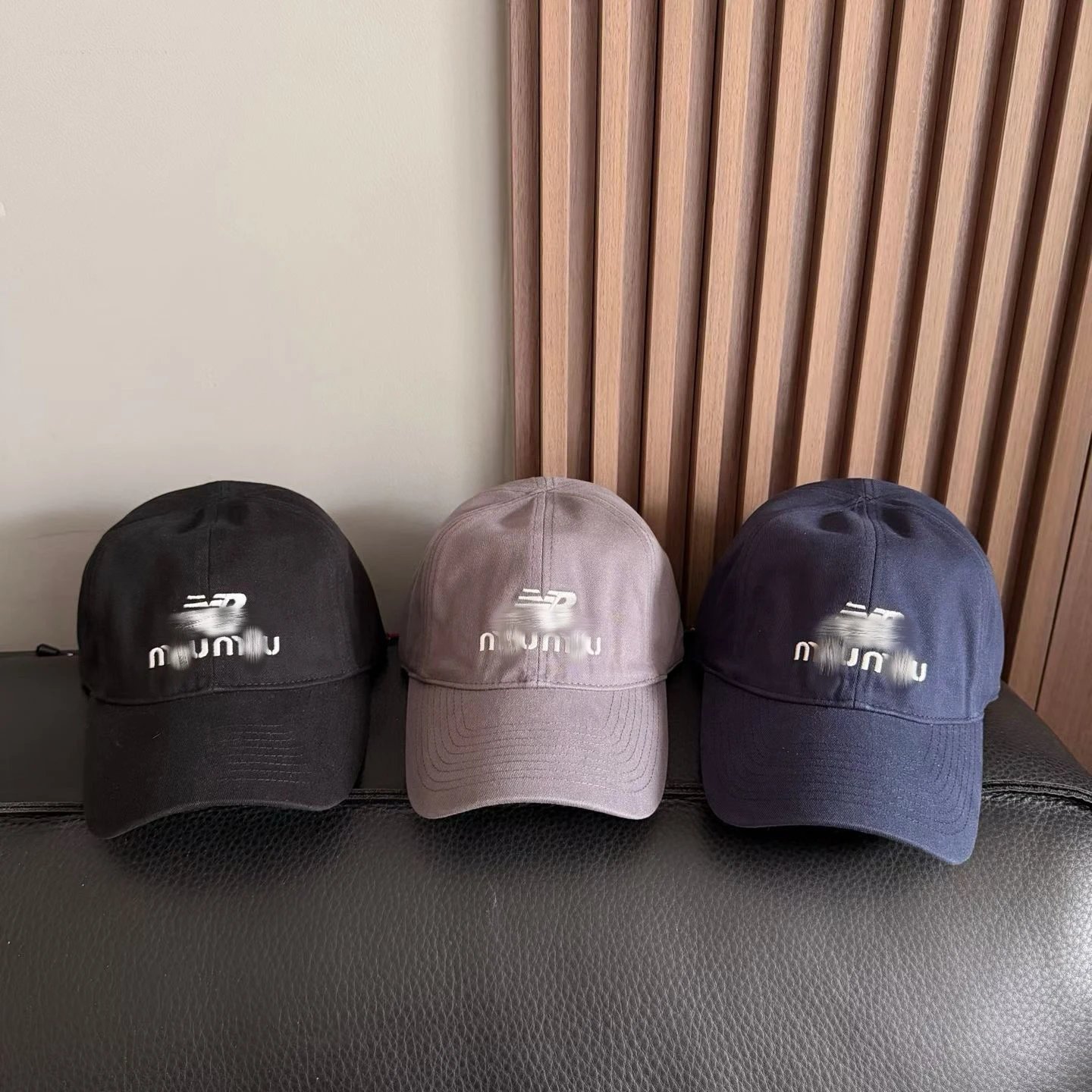 New Balance Logo Cap Gray Baseball Cap - 5
