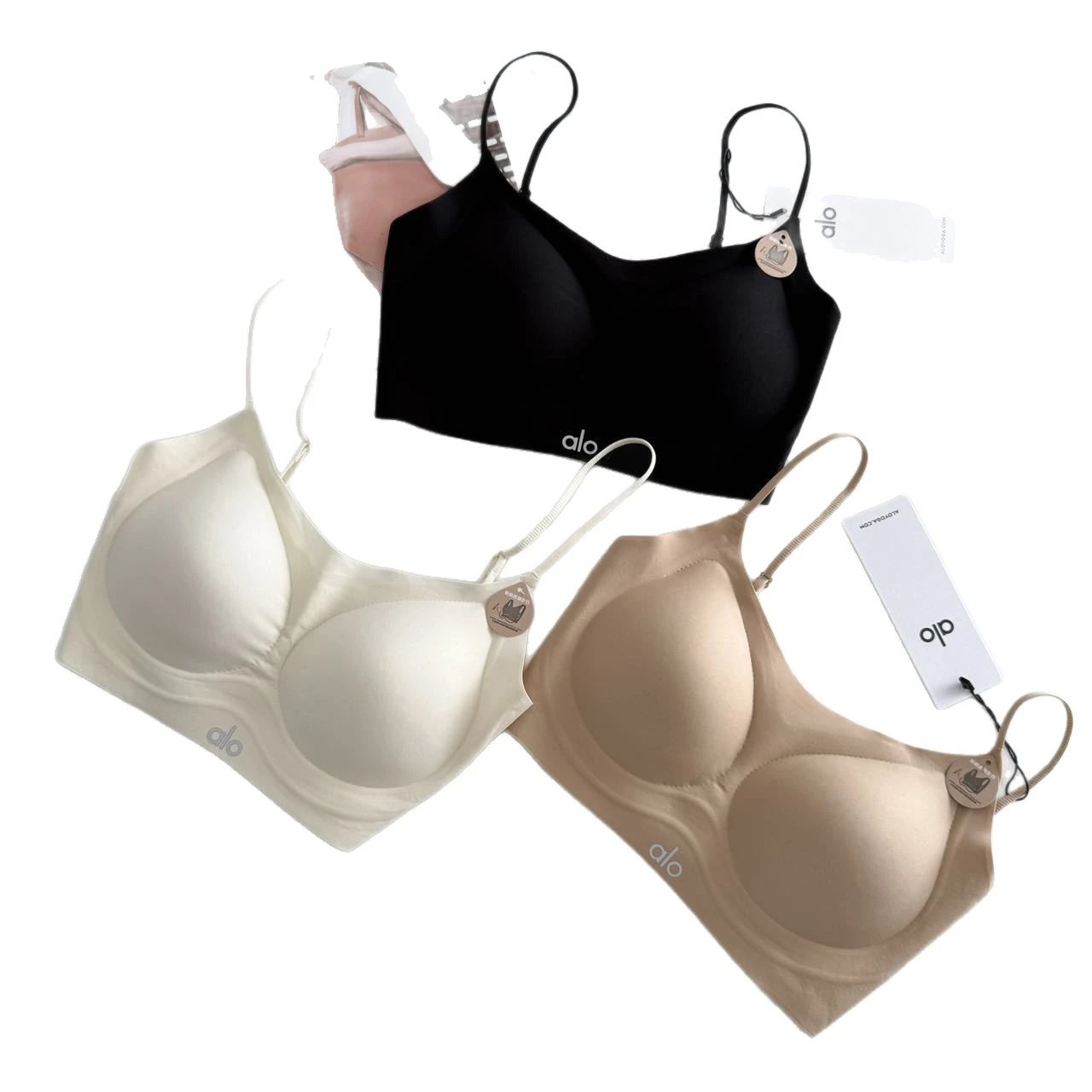 Alo Yoga Underwear Seamless Padded Bralette with Adjustable Straps image 5