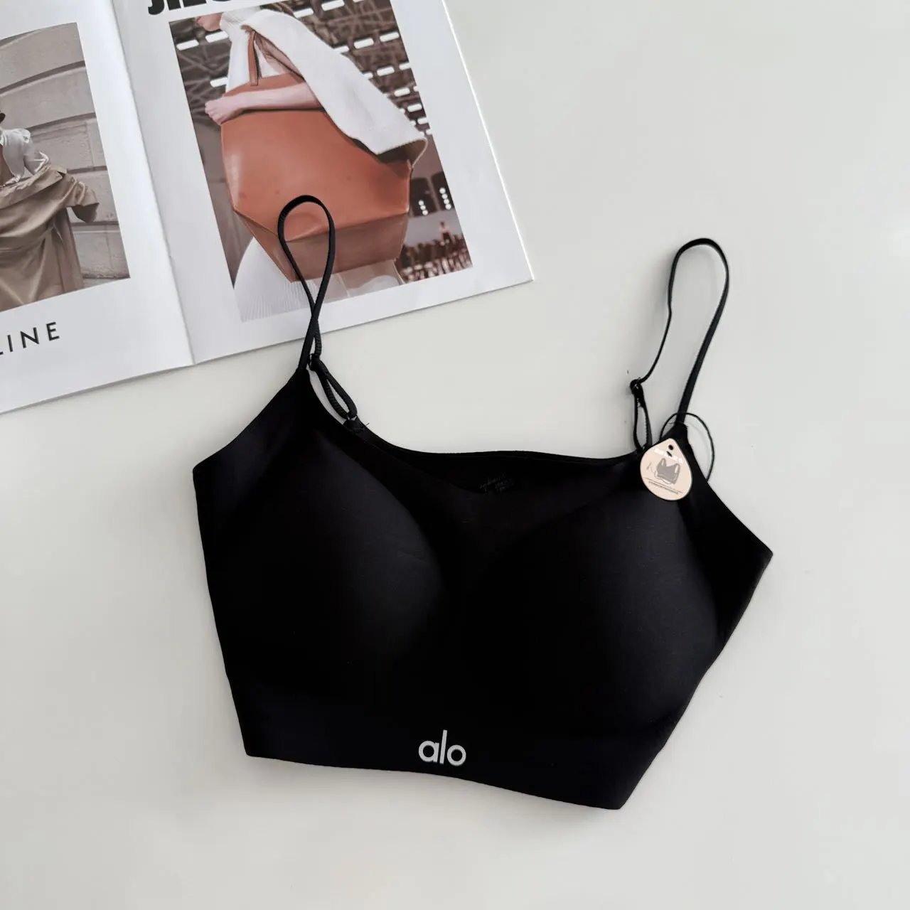 Alo Yoga Seamless Bralette Beige Underwear - 6