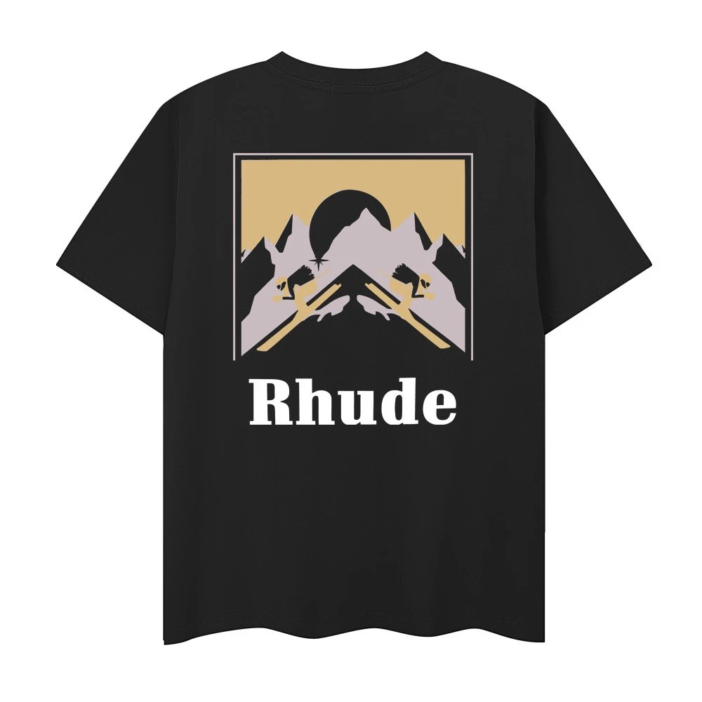 Rhude Town and Country Graphic T-Shirt White - 33