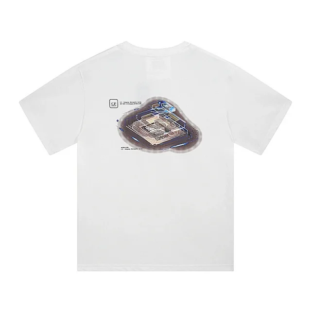 C.P. Company T-Shirts Logo Print Crewneck Short-Sleeve T-Shirt product detail image 41