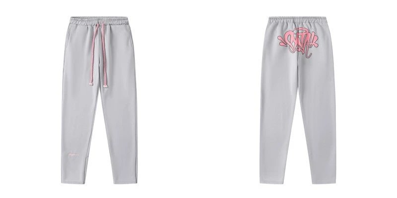 Design Graffiti Logo Black Hoodie and Sweatpants Set - 7