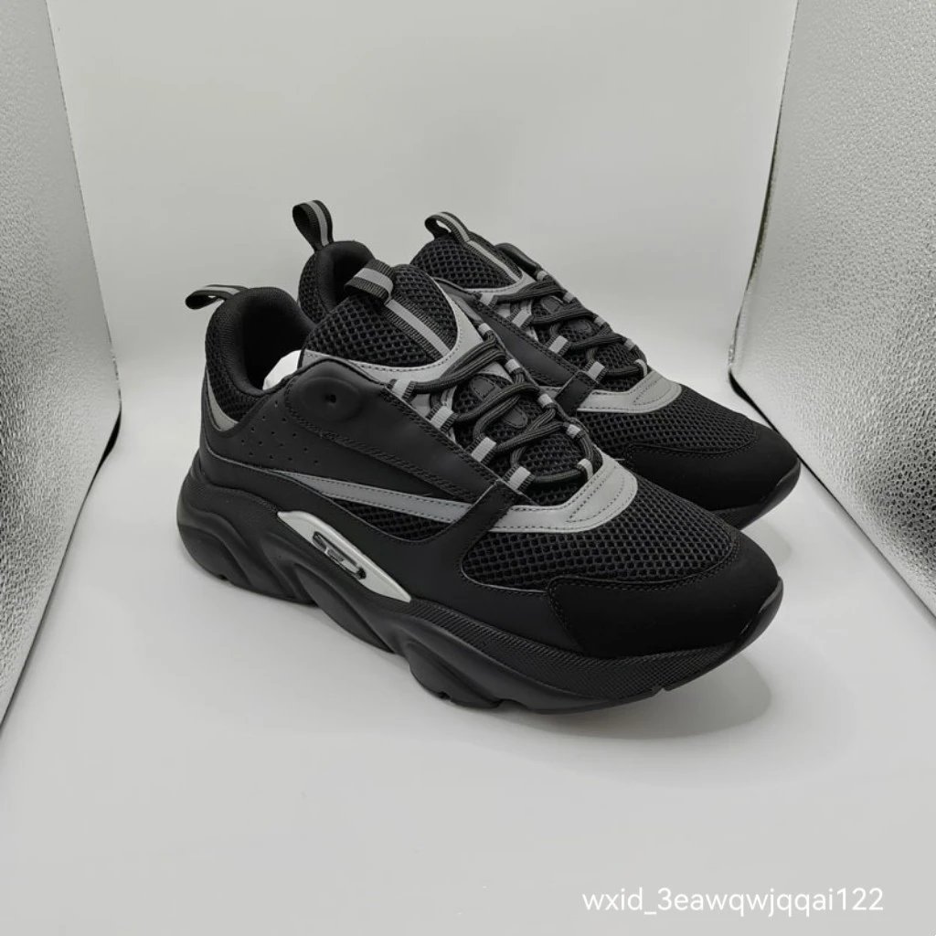 Prada Re-Nylon Chunky Sneakers Gray Blue White - 5