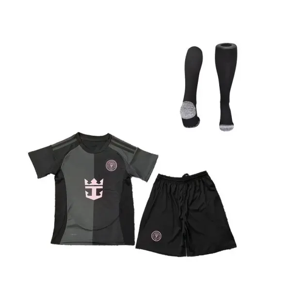 Inter Miami CF 2023-24 Third Kit Black-Pink Jersey Set - 1