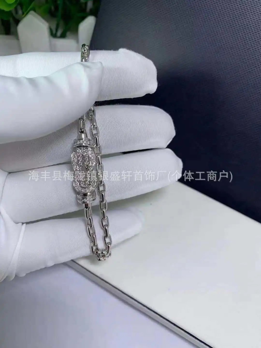 FRED Force 10 Bracelet Set Rose Gold and White Gold with Diamonds Bracelets Jewelry - 4