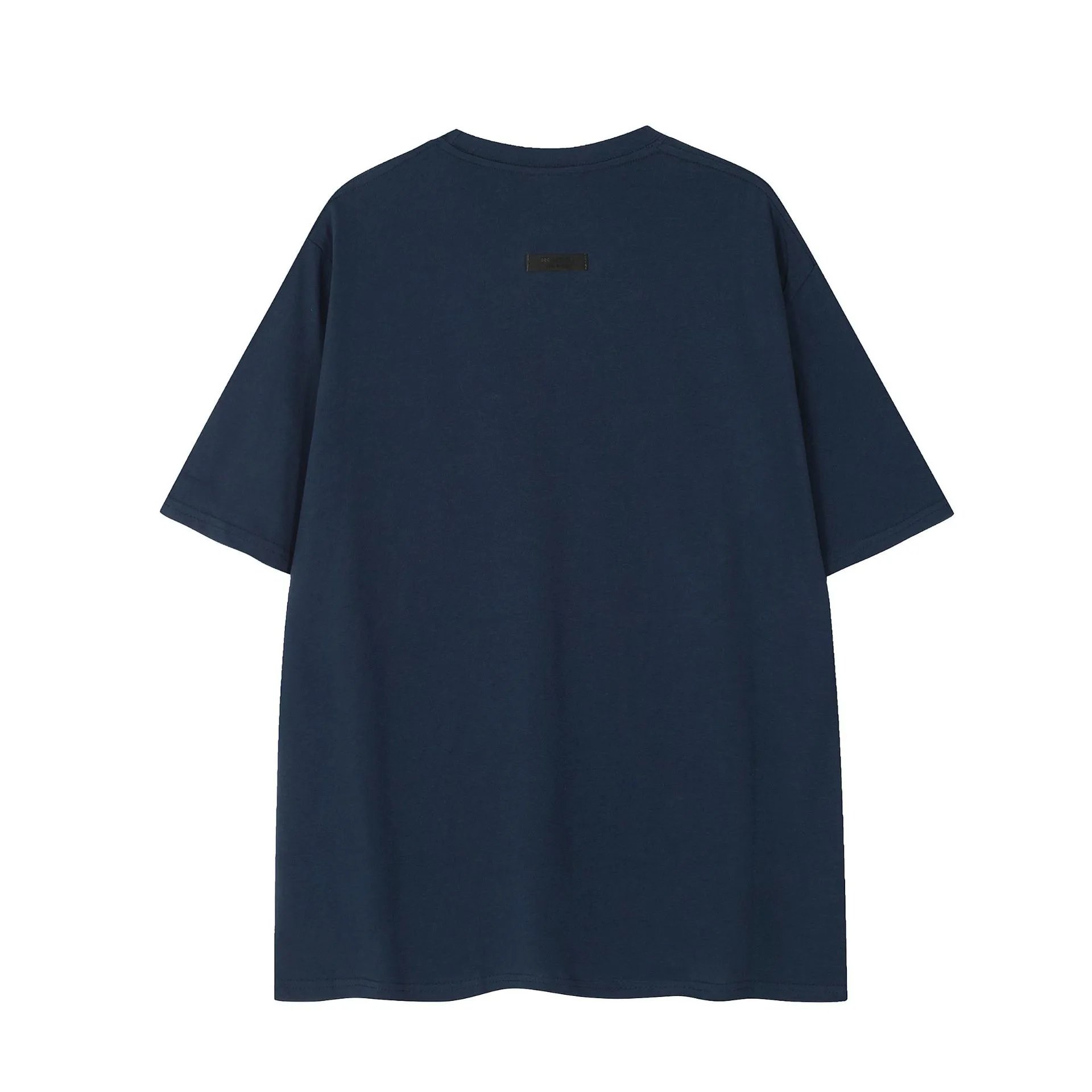 Fear of God Essentials University Print Navy T-Shirt - 4