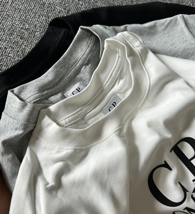 C.P. Company T-Shirts Logo Print Crewneck Short-Sleeve T-Shirt product detail image 6
