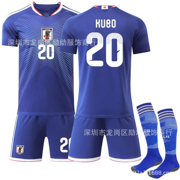 Japan Football Association 2020 Home Kit Blue Jersey Set - 1