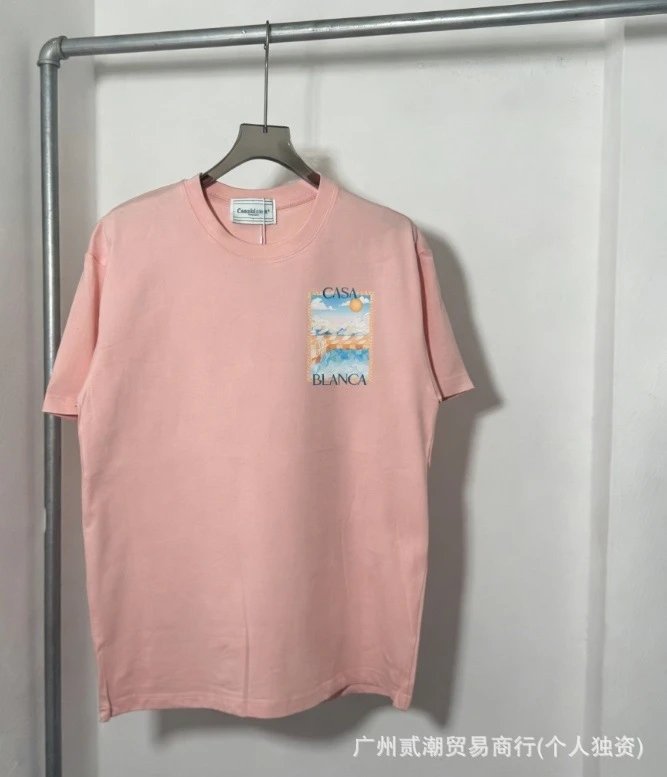 Casa x BLANCA Graphic Print White T-Shirt - 8