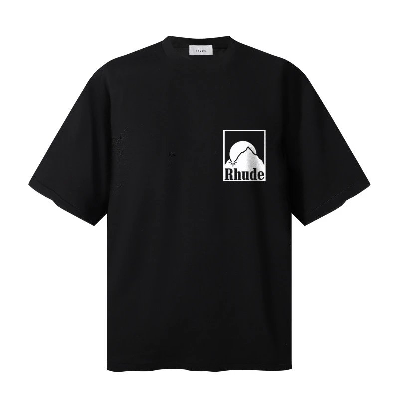 Rhude USA World Champions Graphic T-Shirt Beige - 4