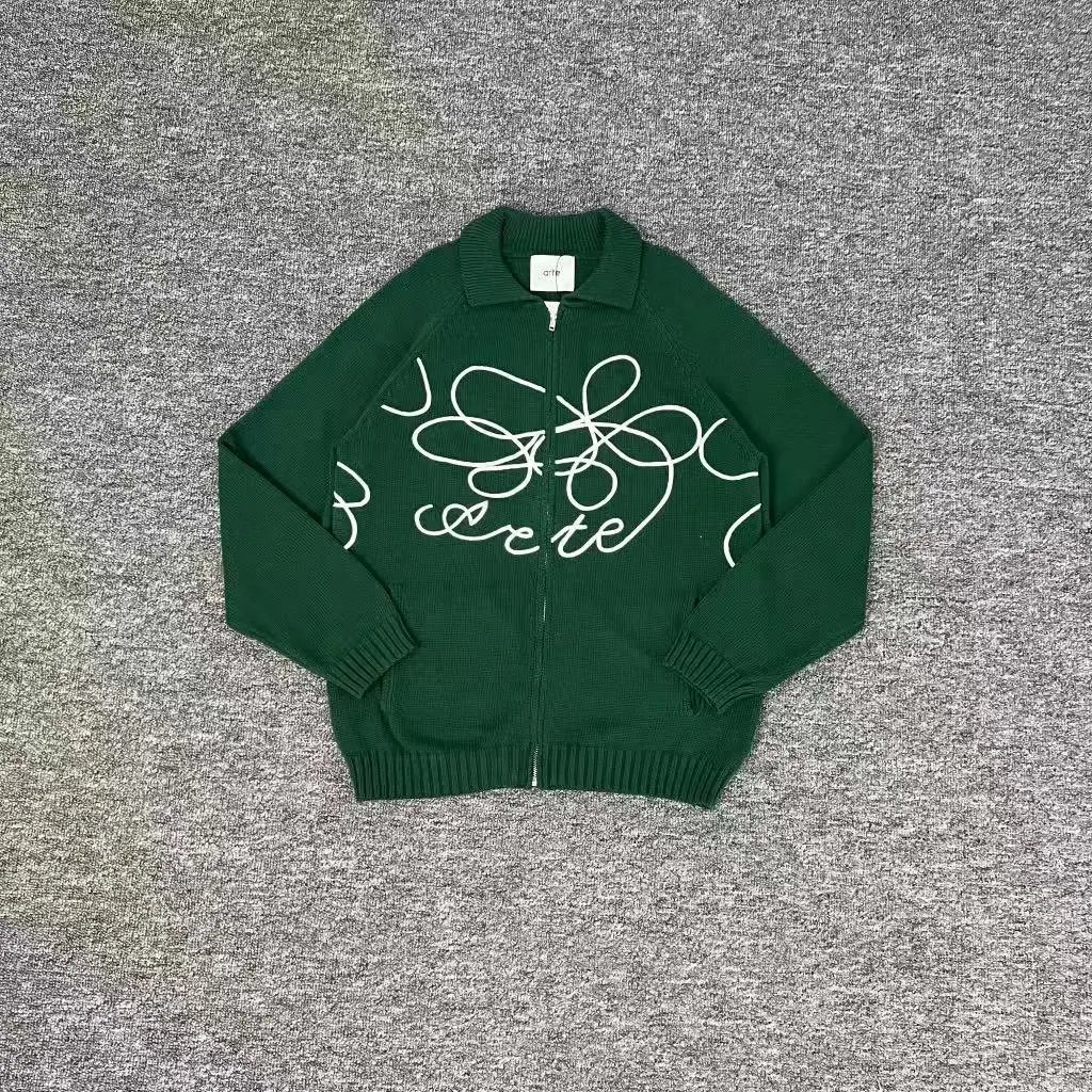 Arte Knit Polo Sweater Cream - 22