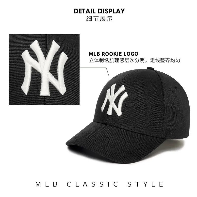 MLB New York Yankees Black Embroidered Baseball Cap - 19