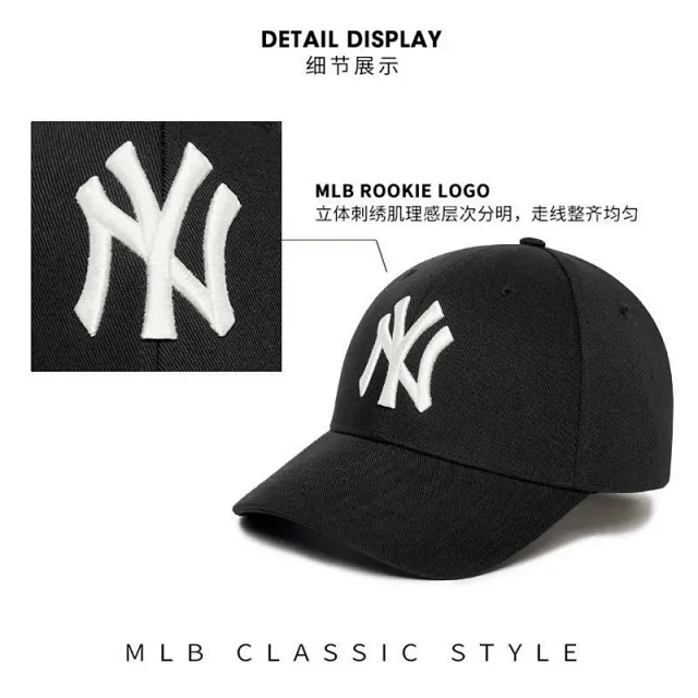 MLB Hats Adjustable curved-brim baseball cap with embroidered New York Yankees logo product detail image 18