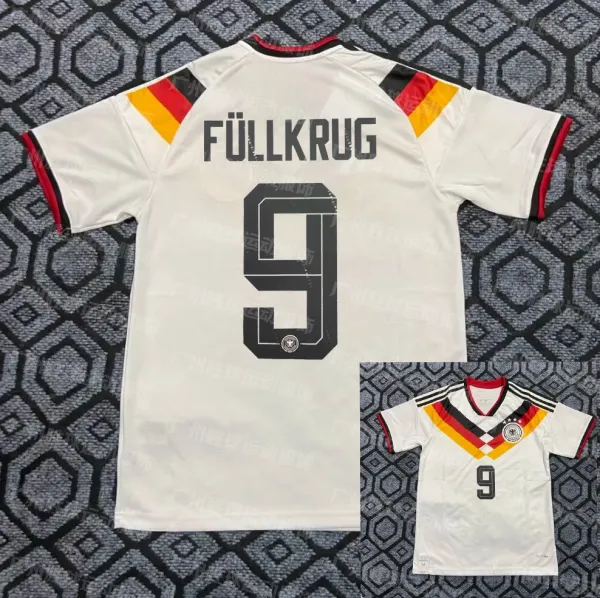 Adidas Germany National Team 2024 Home Jersey Füllkrug #9 White Jersey - 1