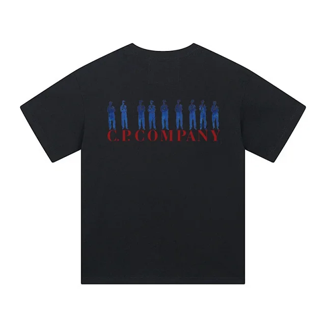 C.P. Company T-Shirts Logo Print Crewneck Short-Sleeve T-Shirt product detail image 49