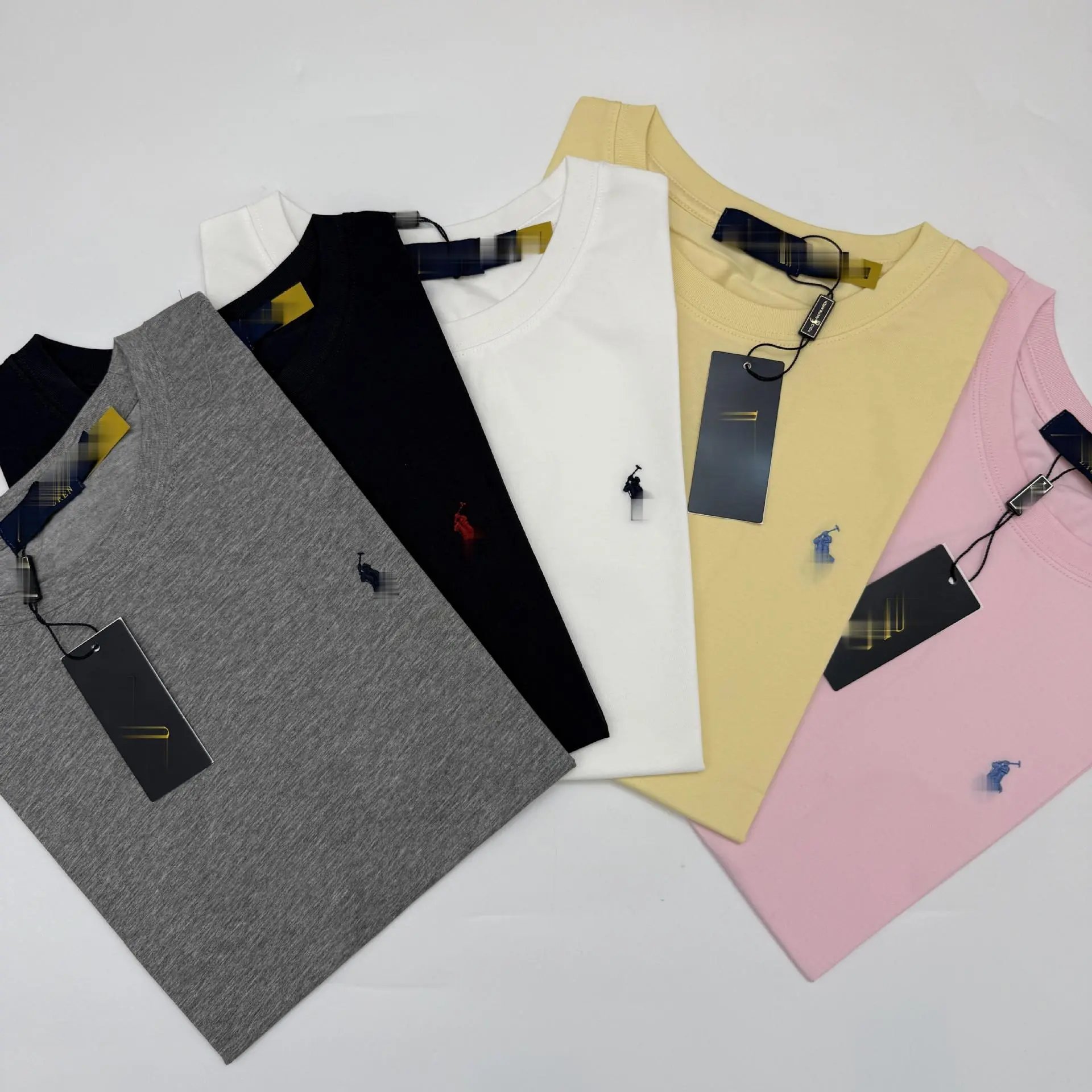 Polo Ralph Lauren Classic Fit Small Pony Logo Yellow T-Shirt - 7