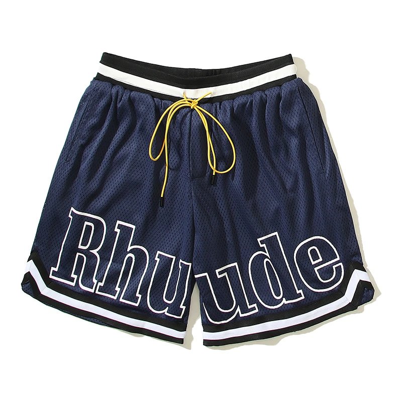 Rhude Mesh Basketball Shorts Green - 7