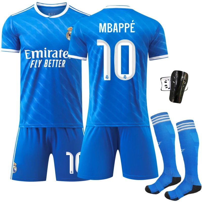 Real Madrid Arda Güler #15 Blue Away Jersey Set - 10
