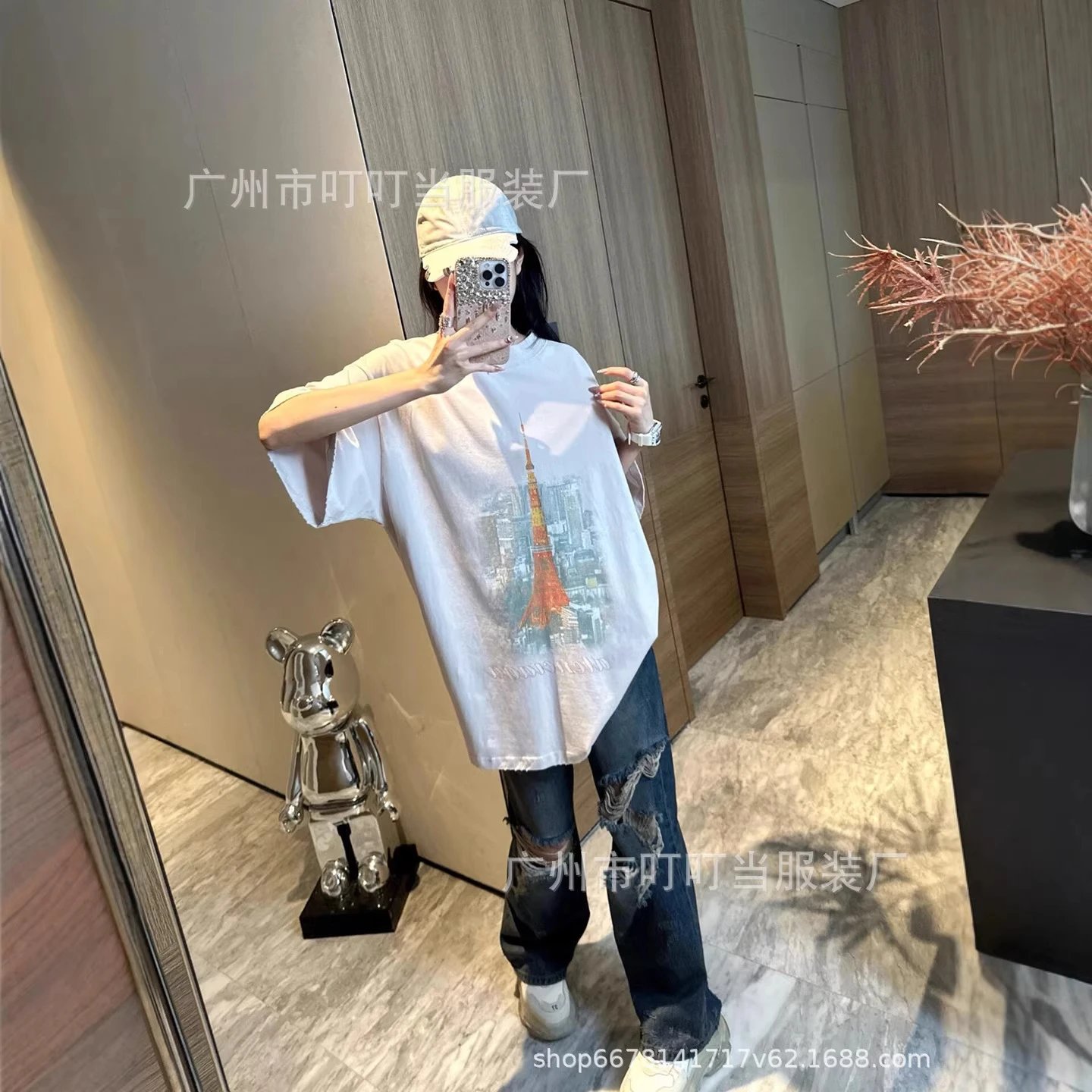 Design Blccnigeo Oversized Graphic T-Shirt Dark Gray T-Shirts - 22