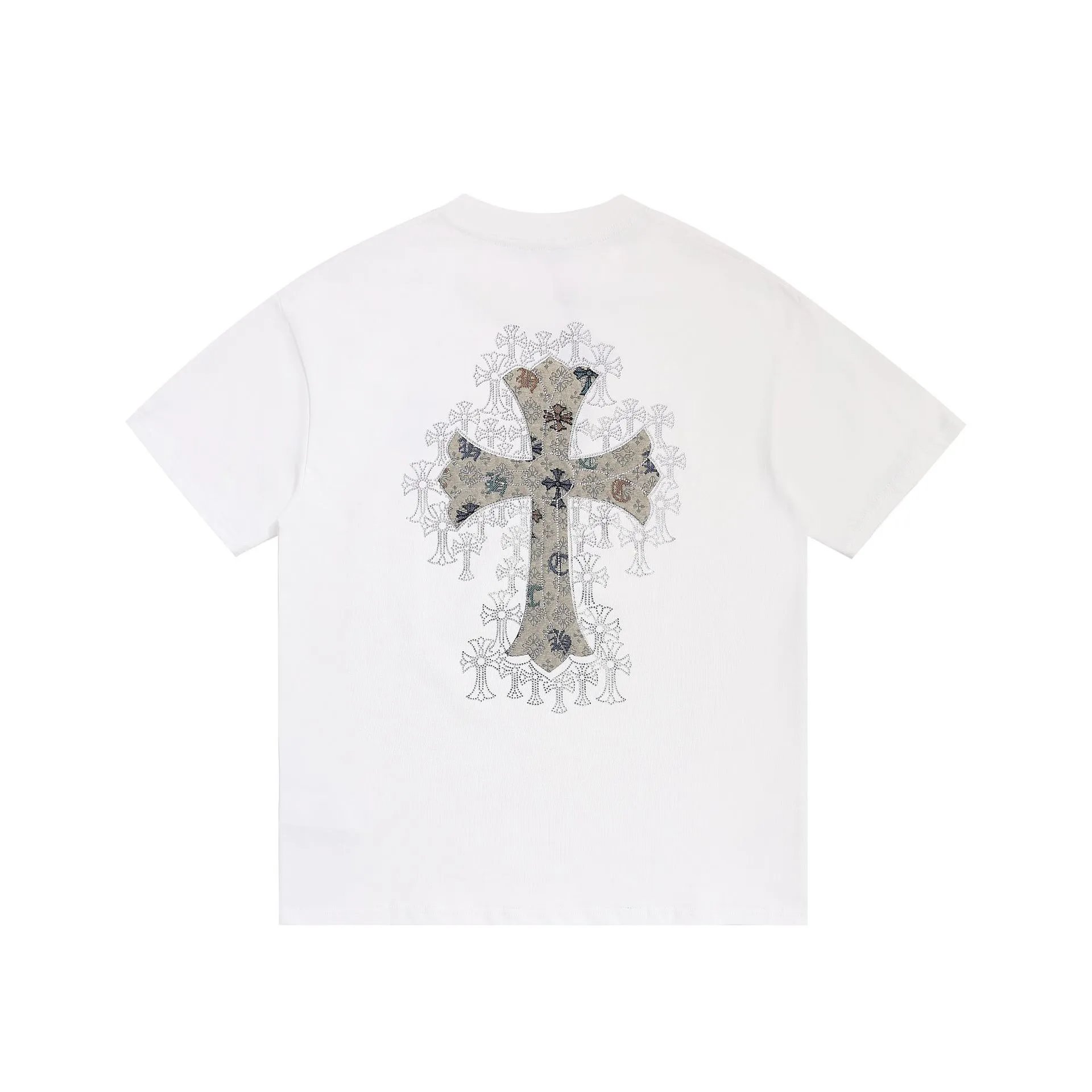 Chrome Hearts Crystal Logo White T-Shirt - 28