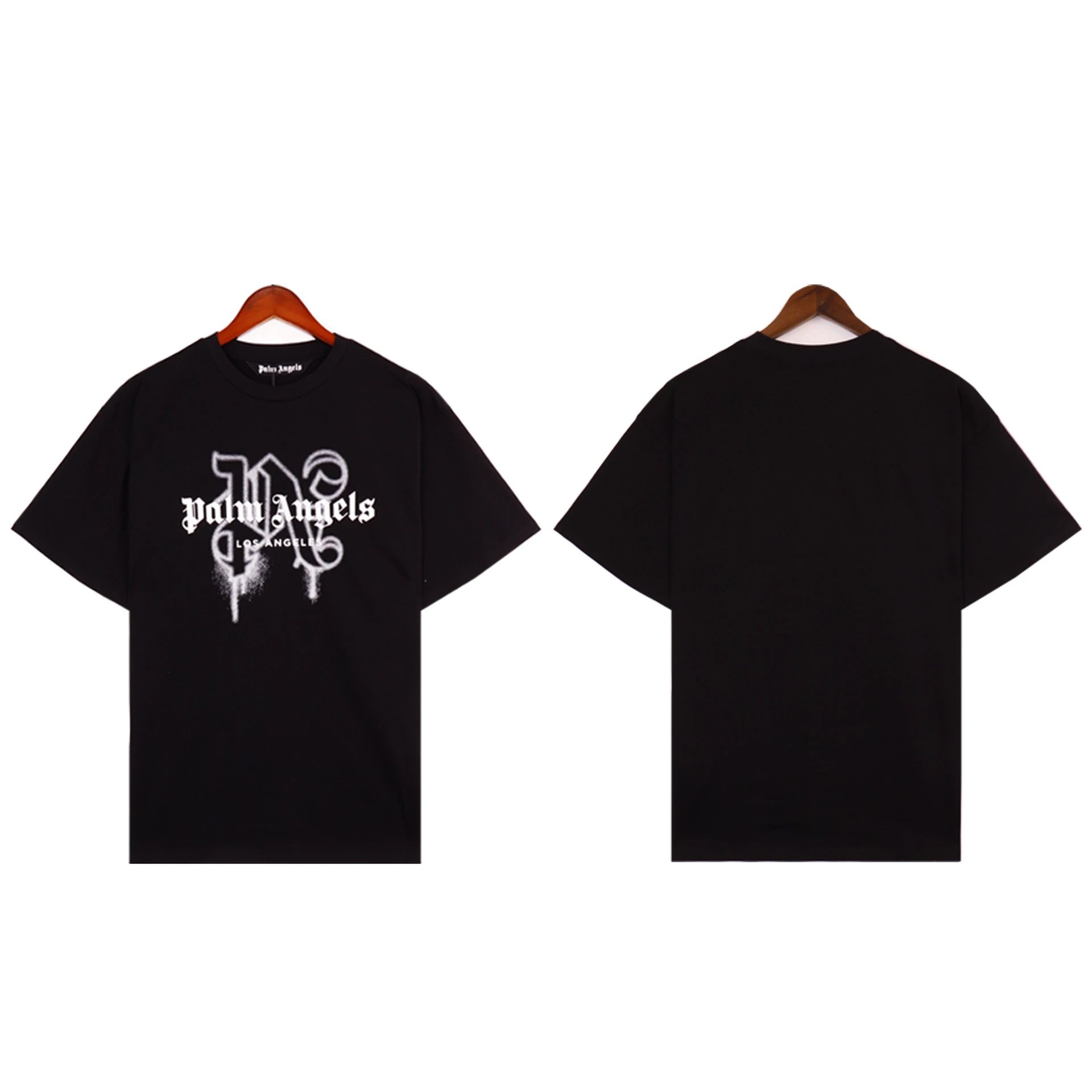 Palm Angels Palm Tree Print Oversized T-Shirt Black - 14