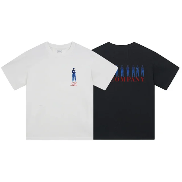 C.P. Company T-Shirts Logo Print Crewneck Short-Sleeve T-Shirt product detail image 50