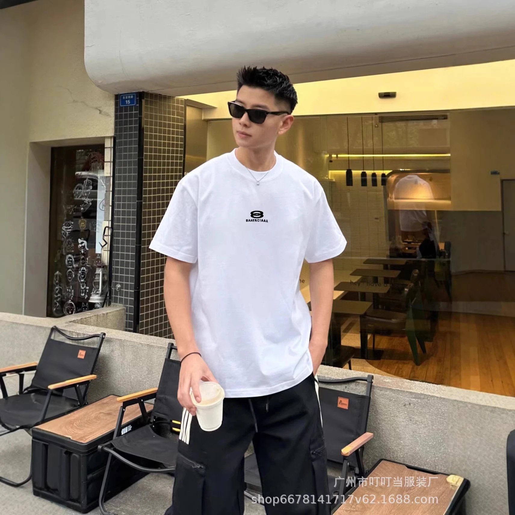 Design Blccnigeo Oversized Graphic T-Shirt Dark Gray T-Shirts - 26