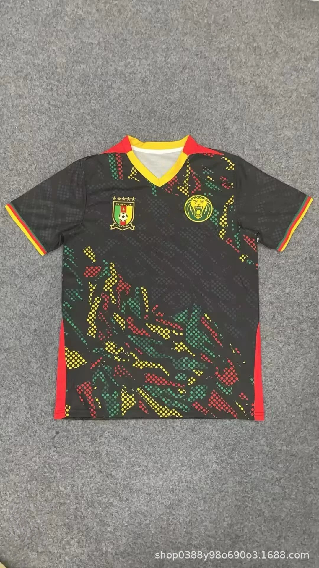 Design FECOFA Congo National Team Away Jersey Blue Jersey - 17