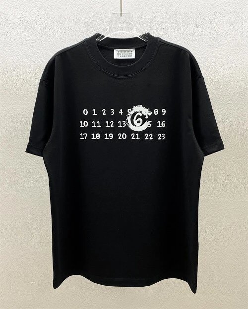 Maison Margiela Tabi Print White T-Shirt - 9