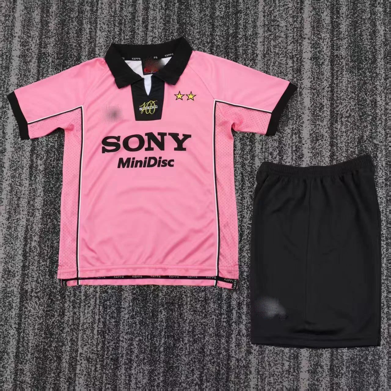 Design Newcastle United 2001-02 Away Kit Black with Light Blue Accents Jersey and Shorts Set Sets - 7
