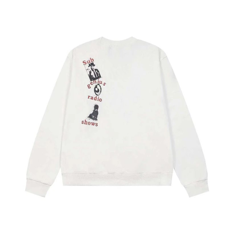 Design Distressed Graphic Zip-Up Hoodie Black - 28