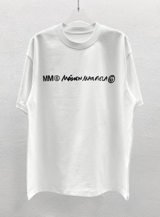 Maison Margiela Tabi Print White T-Shirt - 16